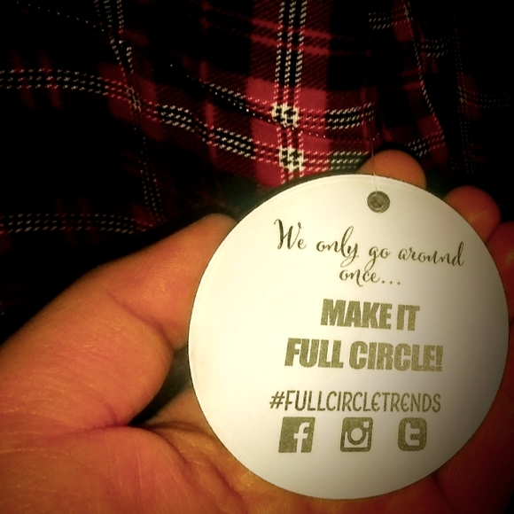 Jolie & Joy By FCT Women's Long Sleeve Red Plaid Blouse - Picture 5 of 5